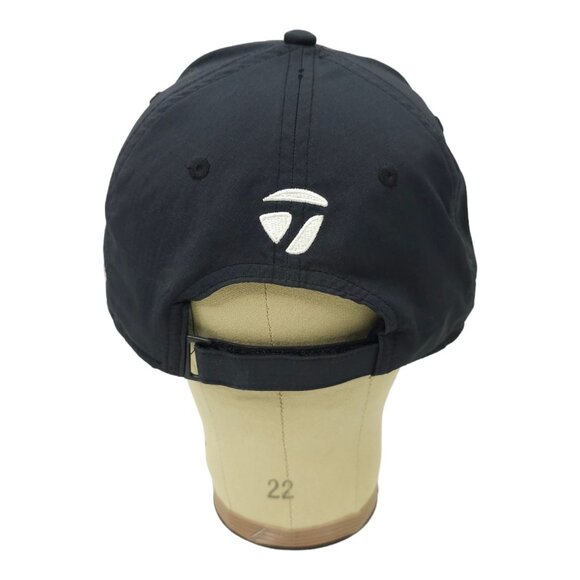 TaylorMade Tour Radar SIM TP5 Stealth Golf Adjustable Strapback Cap Black Hat - Picture 4 of 14